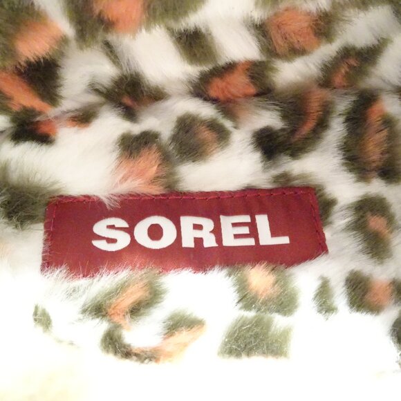 Sorel Womens Go Coffee Run Faux Fur Lined Suede Slippers NL4887-260 Size 11 NEW - Picture 3 of 5